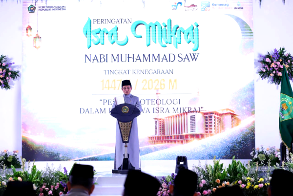 Menag Ajak Jadikan Isra Mikraj Titik Balik Etika Lingkungan Umat