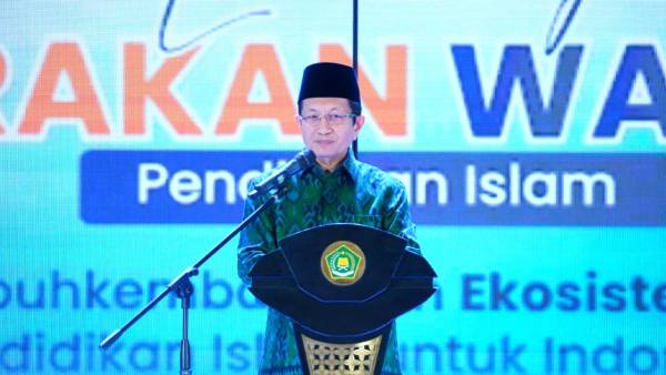 Gerakan Wakaf Pendidikan Islam Diluncurkan, Kemenag Targetkan Kemandirian Madrasah dan Pesantren
