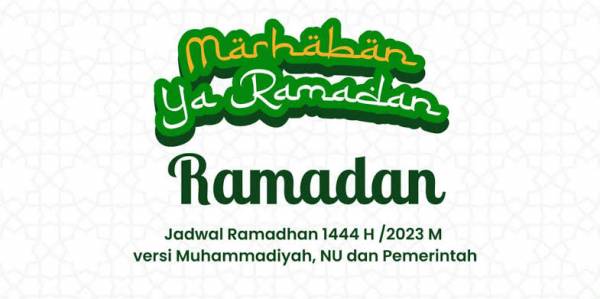 Jadwal Puasa Ramadhan 2023, Versi Pemerintah, Muhammadiyah dan NU
