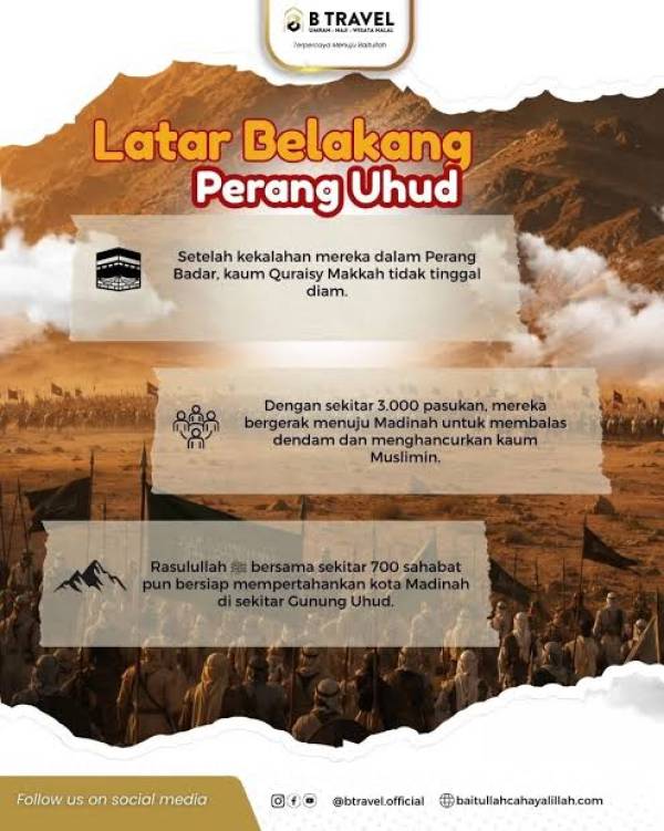 Jejak Perang Uhud Jadi Pengingat Abadi Pentingnya Taat kepada Rasulullah SAW