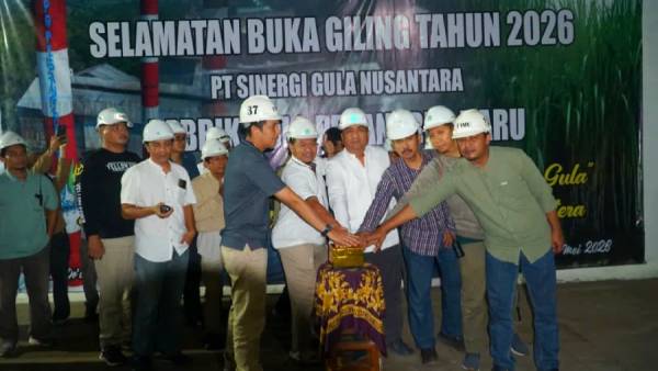 Musim Giling 2026 Dimulai, PG Pesantren Baru Kediri Bidik 63,5 Ribu Ton Gula