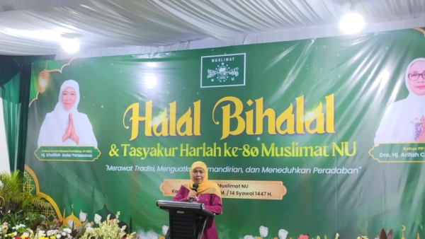 Khofifah Dorong Muslimat NU Kirim Surat Perdamaian Dunia ke PBB