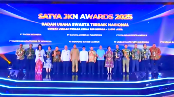 Dunia Usaha Jadi Penggerak Utama UHC, BPJS Kesehatan Apresiasi 110 Perusahaan Patuh