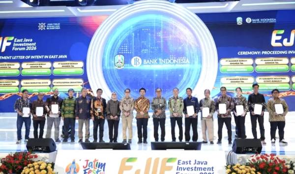 EJIF 2026 Bukukan 12 Komitmen Investasi Rp2,4 Triliun di Jawa Timur