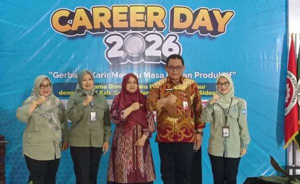 Career Day dan Mini Job Fair SMK Krian 1 Sediakan 680 Lowongan Kerja
