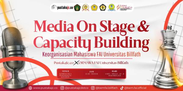 PustakaJC.co - FAI Billfath Akan Menggelar Kick Off Sekolah Jurnalistik dan Media On Stage Tandai 7 Tahun Perjalanan Media
