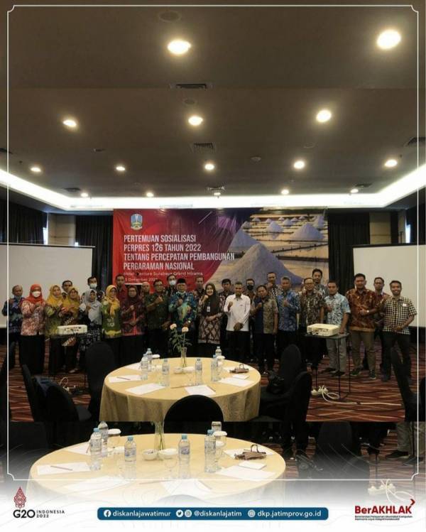 DKP Jatim Gelar Sosialisasi Perpres 126 Tahun 2022