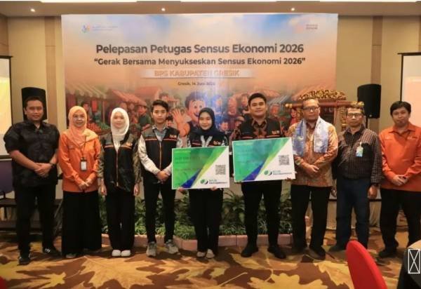 BPS Gresik Kerahkan 1.095 Petugas untuk Sensus Ekonomi 2026