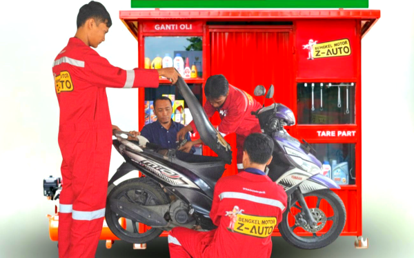 Segera Daftar! Baznas Gresik Buka Servis dan Ganti Oli Gratis untuk Ojol