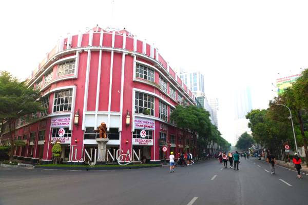 Wajah Baru Jalan Tunjungan, JPO Siola Dibongkar Diganti Jembatan Modern Bernuansa Wisata