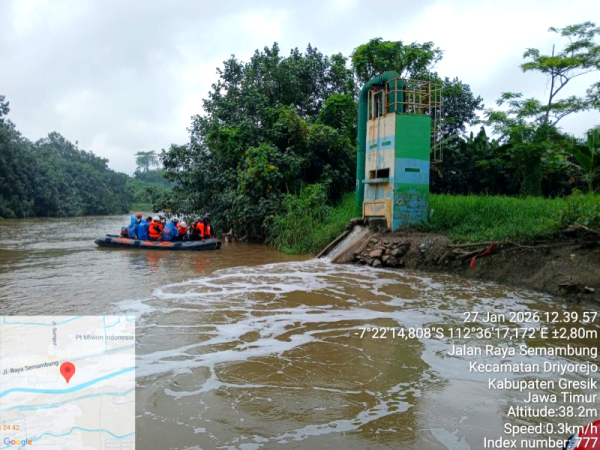 Sisir Sungai Mojokerto–Surabaya, Patroli Air Terpadu Jatim Temukan Indikasi Pencemaran