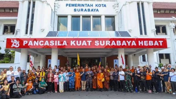 Surabaya Sambut Bhikkhu Walk for Peace 2026, Gaungkan Harmoni dan Toleransi