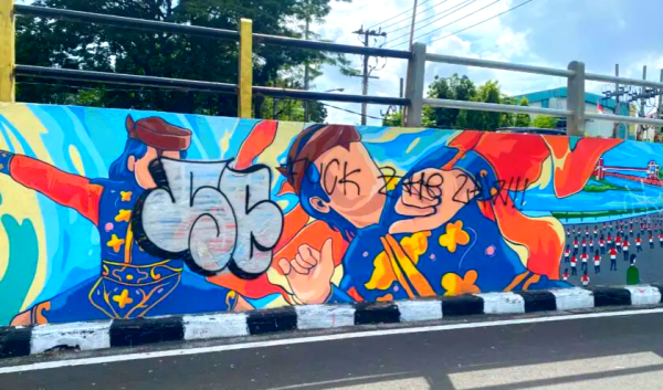 Wali Kota Surabaya Janji Tindak Tegas Pelaku Vandalisme Mural Gubeng Pojok