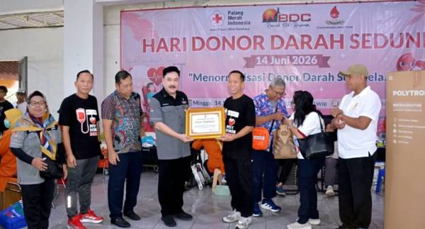 Donor Darah Sedunia 2026 di Surabaya Lampaui Target, Ratusan Warga Antusias Berpartisipasi