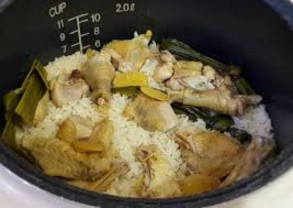 Resep Nasi Ayam Rice Cooker