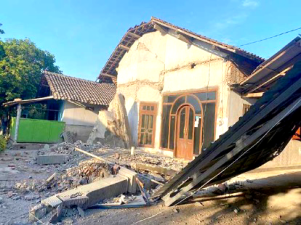 Puluhan Rumah di Situbondo Rusak Akibat Gempa Magnitudo 5,7 di Banyuwangi