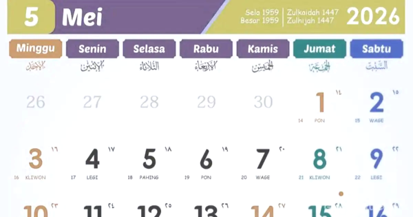 Idul Adha 2026 Jatuh 27 Mei Libur Dua Hari Umat Muslim Mulai Bersiap