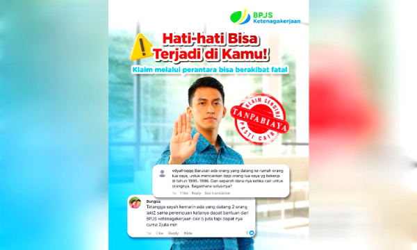 Marak Percaloan Klaim JHT, BPJS Ketenagakerjaan Minta Peserta Gunakan Kanal Resmi