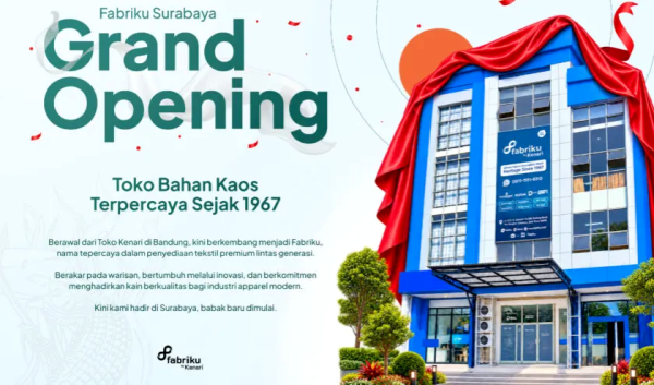 Outlet Fabriku Hadir di Surabaya: Pabrik Kain Legendaris Kenari Buka Akses Bahan Fashion Berkualitas untuk UMKM Jawa Timur