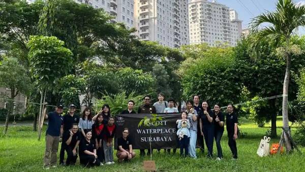 Ascott Waterplace Surabaya Ajak Tamu Tanam Pohon Lewat Program “One Stay One Tree”