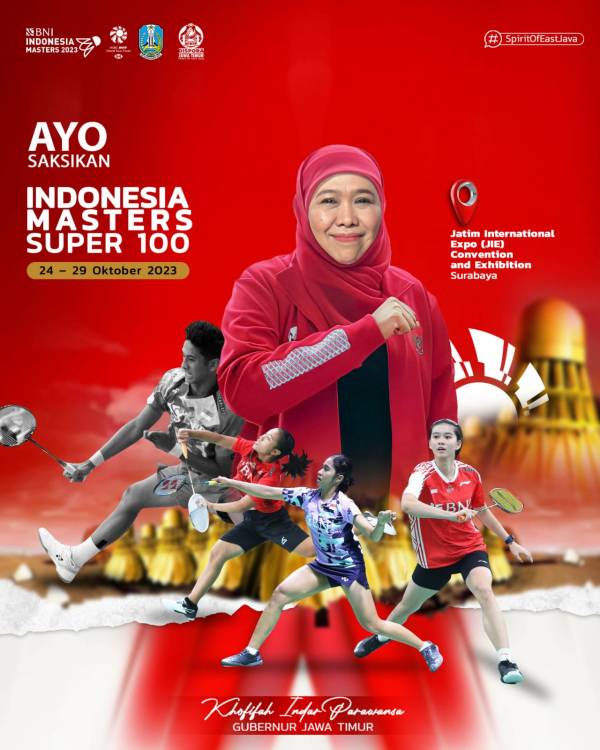 Khofifah Ajak Ramaikan Indonesia Masters Super 100