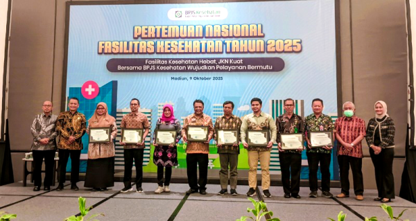 RS Paru Manguharjo Raih Penghargaan Nasional dari BPJS Kesehatan
