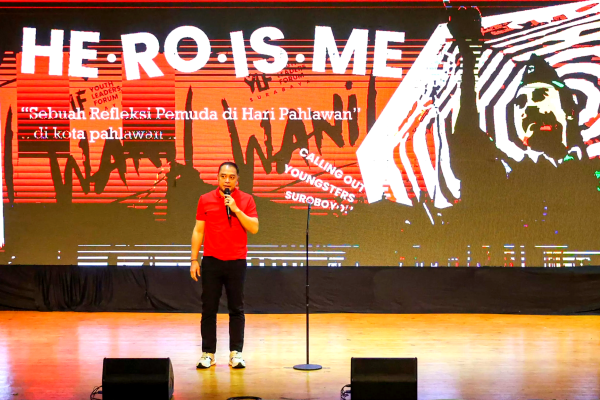 Di Momen Hari Pahlawan, Eri Cahyadi Tantang Pemuda Surabaya Jadi Penggerak Perubahan