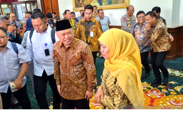 Menhub Dudy dan Khofifah Matangkan Strategi Angkutan Lebaran 2026, Posko Dibuka 13–29 Maret