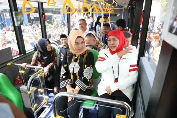 Layanan Trans Jatim Gratis 17-18 Agustus, Hadiah Khofifah untuk HUT ke-80 RI