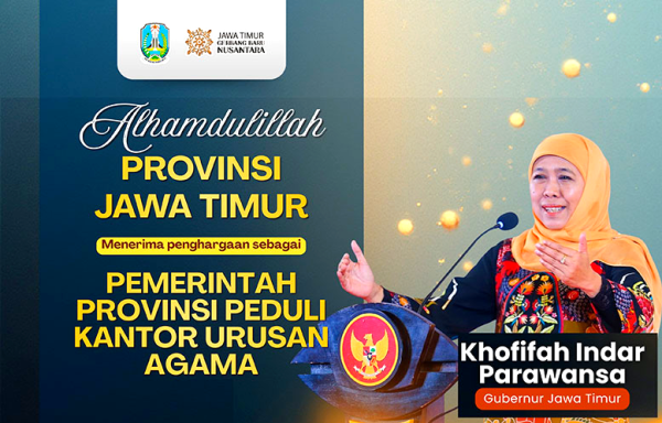 Pemprov Jatim Dinilai Aktif Perkuat Layanan KUA, Raih Anugerah Nasional