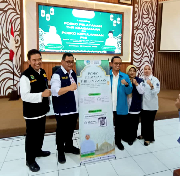 Gerak Cepat Jelang Lebaran, Pemprov Jatim Dirikan 54 Posko THR dan Posko Khusus PMI di Juanda