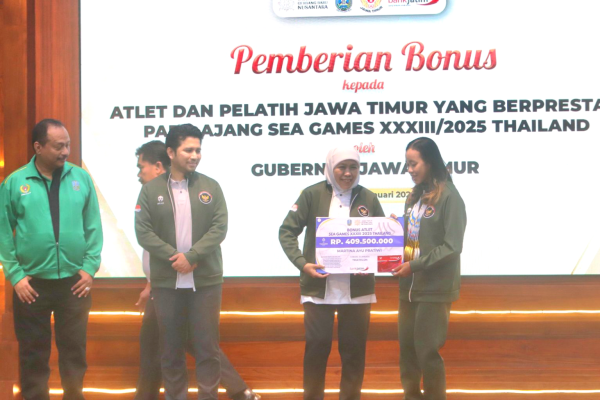 Kontribusi 34 Persen Emas SEA Games 2025, Atlet dan Pelatih Jatim Diguyur Bonus Pemprov