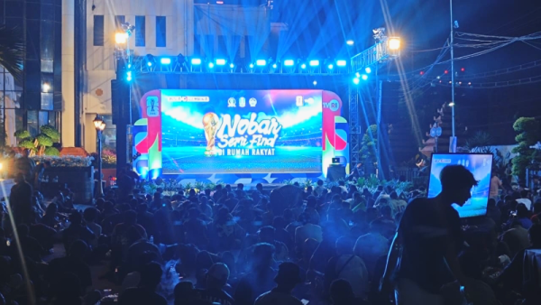 Nobar Piala Dunia di DPRD Jatim Dongkrak Euforia dan UMKM