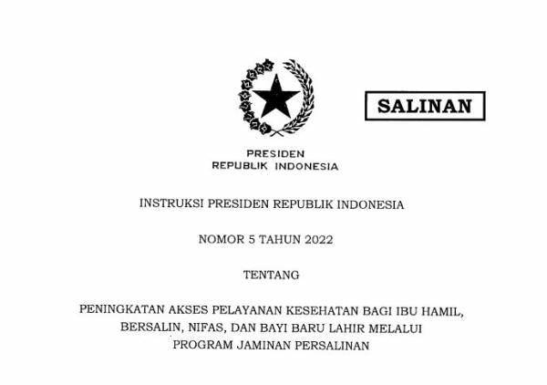 Jokowi Keluarkan Inpres Peningkatan Akses Kesehatan Bagi Ibu Hamil melalui Jampersal