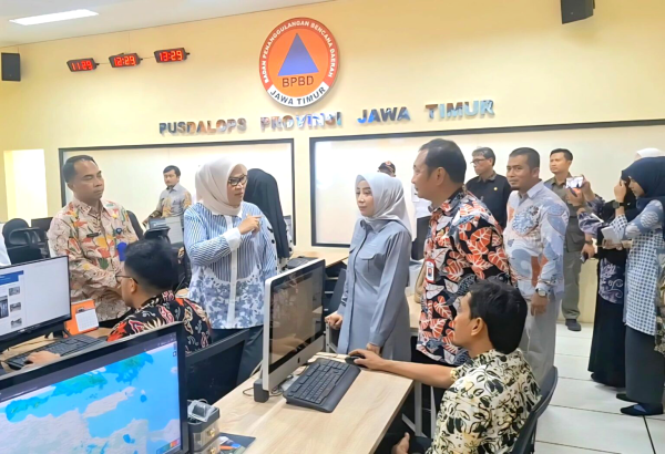 BPBD Jatim Dipuji DPR RI, Command Center Disebut Terbaik di Indonesia