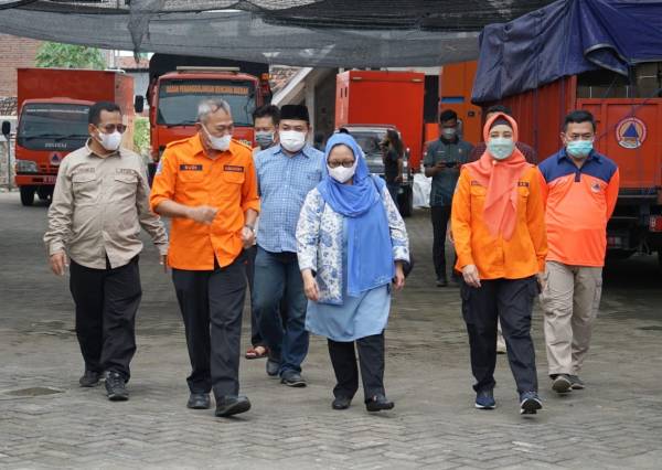 Putri Presiden Gus Dur, Kunjungi BPBD Jatim