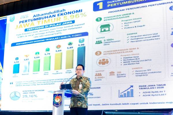 Jatim Jadi Rujukan Nasional, Sekolah Rakyat hingga Pengentasan Kemiskinan Lampaui Target