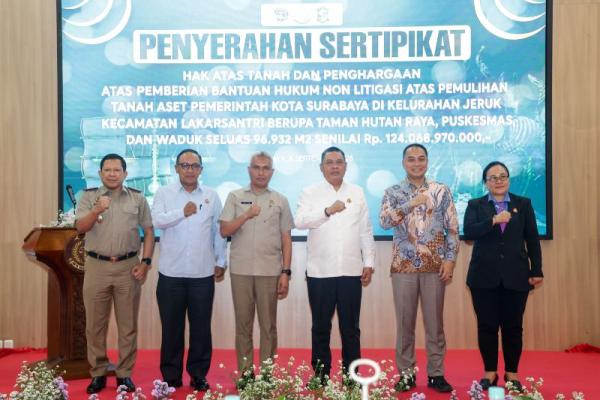 Lepas dari Sengketa Puluhan Tahun, Kejati Jatim Pulihkan Aset Surabaya Rp124 Miliar Tanpa Sidang