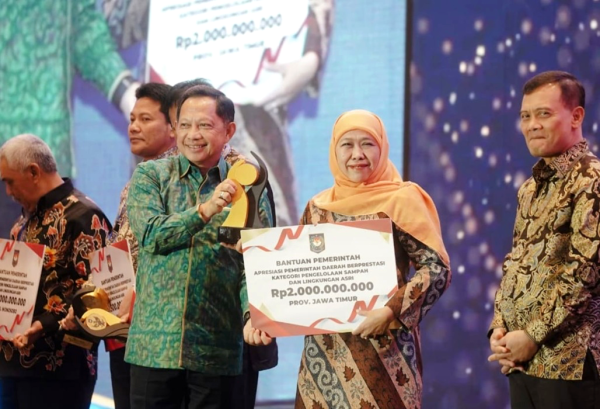 Jatim Juara I Nasional Pengolahan Sampah dan Lingkungan Asri, Gerakan Kurve Jadi Kunci Kelola Sampah