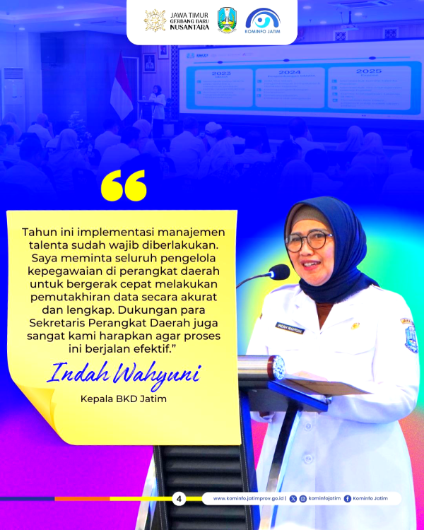 Pemprov Jatim Terapkan Manajemen Talenta Wajib Mulai 2026