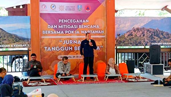 BPBD Jatim Latih Jurnalis Jadi Garda Terdepan Informasi Bencana