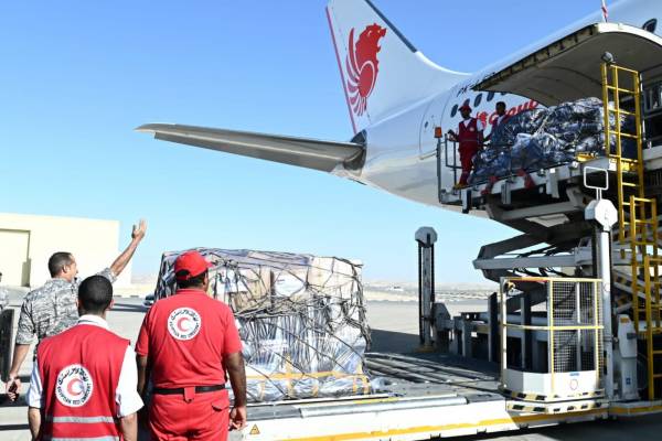 Airbus A330 JT6001, Pesawat Ketiga Pembawa Bantuan Indonesia untuk Palestina Tiba di El Arish