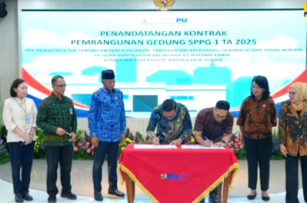 Kementerian PU Kunci Kontrak Pembangunan 152 Dapur SPPG untuk Dukung Program MBG