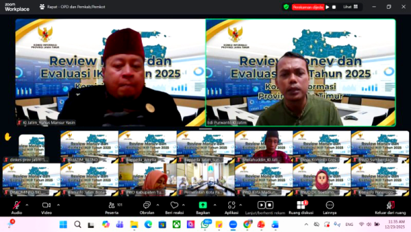 KI Jatim Ungkap Baru 61 Persen Badan Publik Ikut Monev 2025, Separuh Lebih Belum Informatif