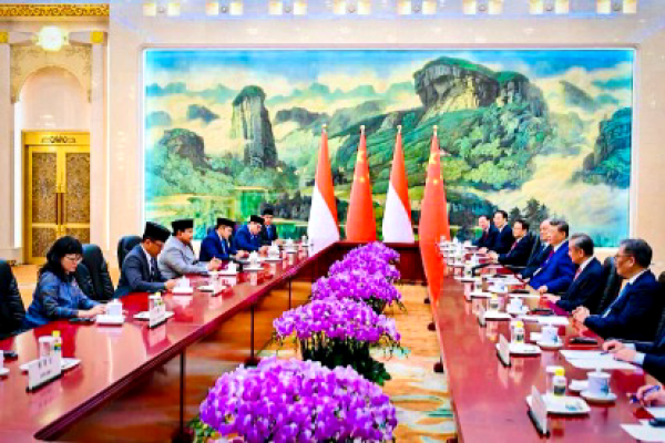 Prabowo dan Xi Jinping Sepakat Perkuat Hubungan Indonesia–Tiongkok