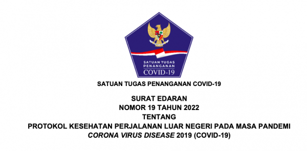 Satgas COVID-19 Terbitkan Ketentuan Terbaru Protokol Kesehatan Perjalanan Luar Negeri