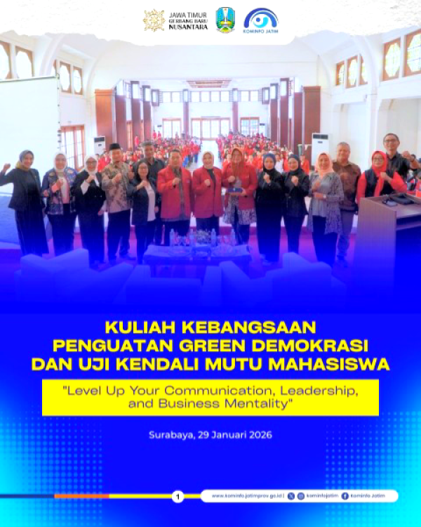 Kadis Kominfo Jatim Dorong Mahasiswa Menjadi Agen Perubahan di Era Digital