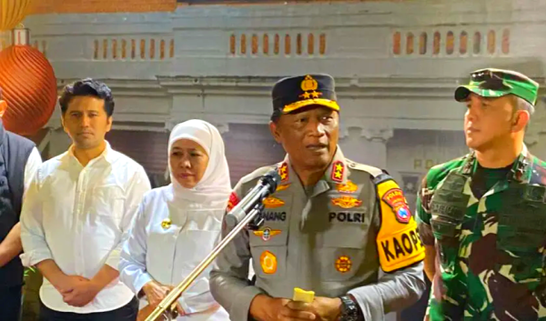 Kapolda Jatim Sebut Malam Tahun Baru 2026 Berlangsung Aman dan Kondusif