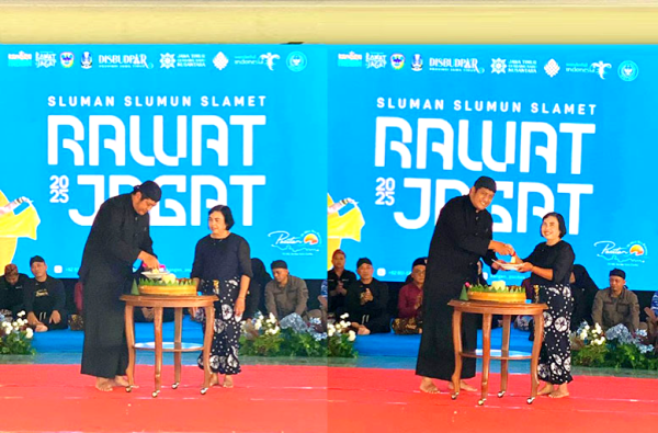 Rawat Jagat Pacitan 2025, Disbudpar Jatim Diberi Tumpeng Kehormatan