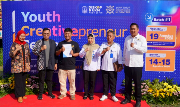 25 Pemuda Jatim Pamerkan Produk Kreatif di Gelar Produk Digital Creativepreneur 2026